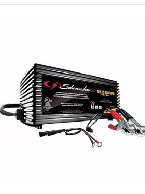 Schumacher 1.5A Black Battery Maintainer Trickle Charger - Fully Automatic